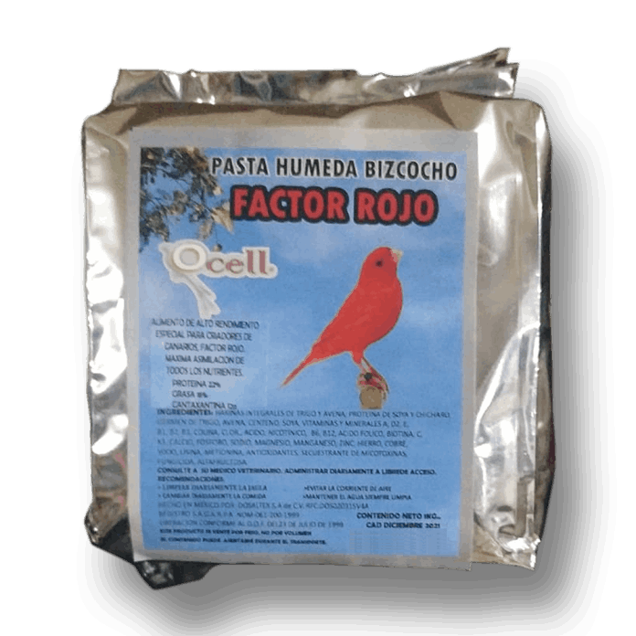Pasta Húmeda Bizcocho Factor Rojo